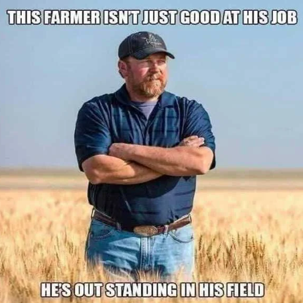 outstanding in his field dad joke