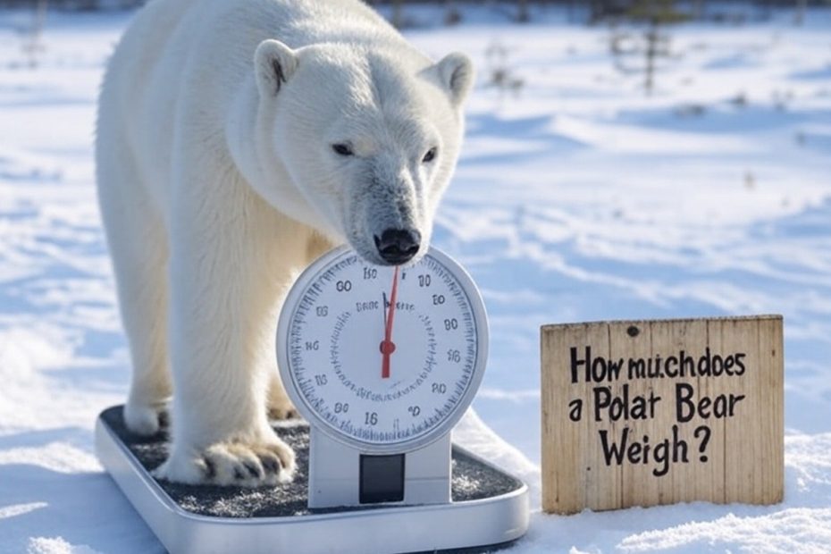 how much does a polar bear weigh joke