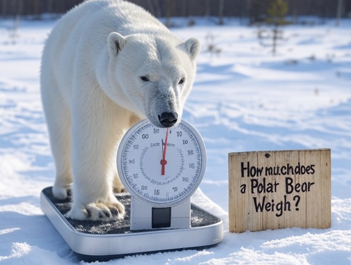 how much does a polar bear weigh joke