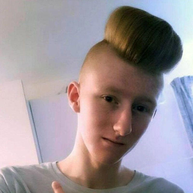 goofy ahh face haircut